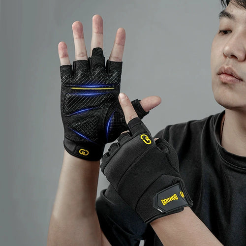 1Pair  Unisex Workout Gloves Full Palm Protection Weight Lifting Gym Gloves for Training Cycling Fitness Exercise